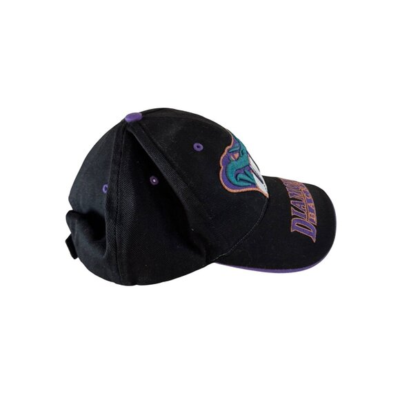 Arizona Diamondbacks Baseball Cap Unisex OSFA Black Purple Snake Logo Cotton Gen - Picture 6 of 10
